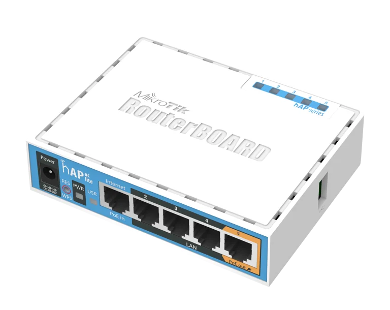 Mikrotik hAP ac lite Dual-Concurrent 2.4/5GHz AP, 802.11ac